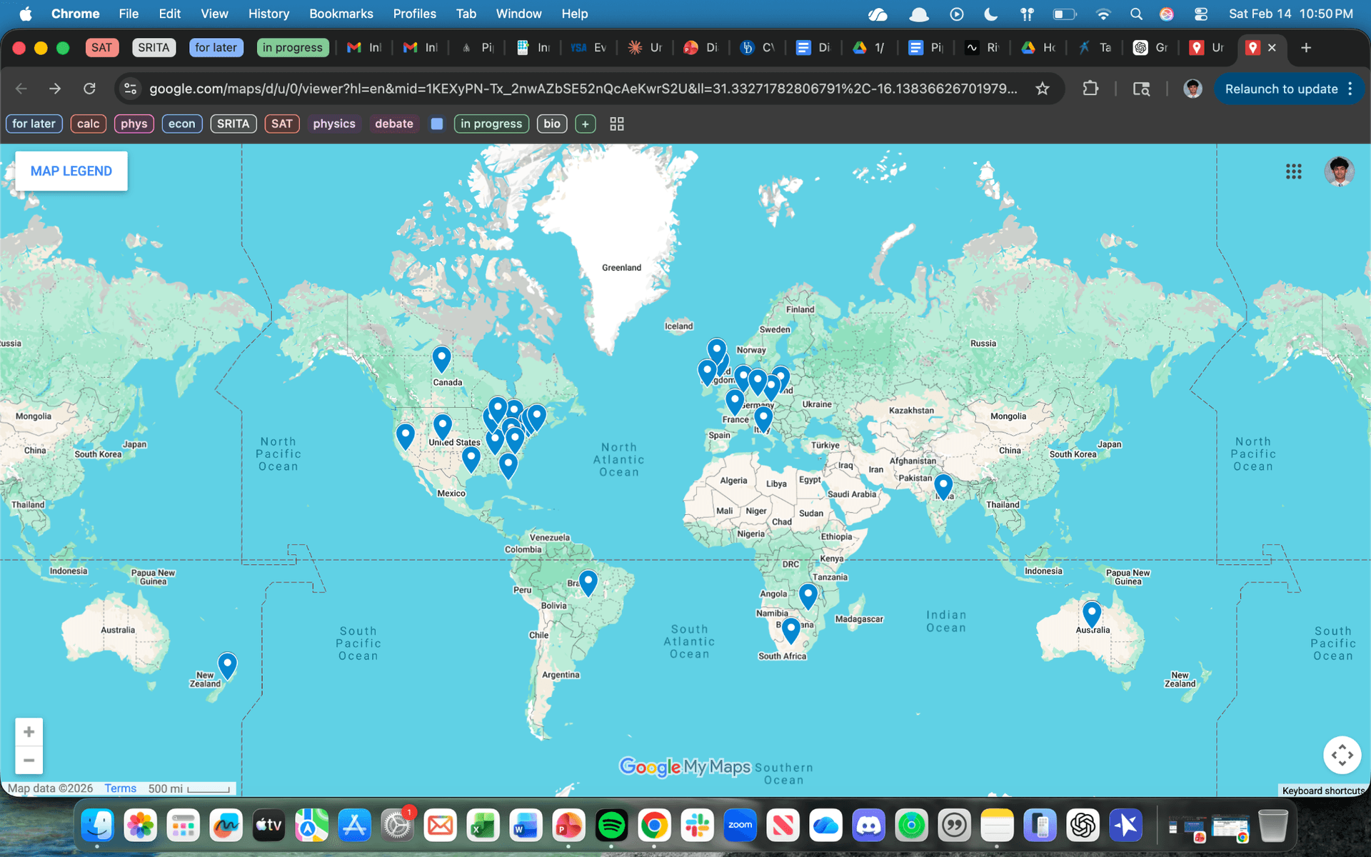 Keshav map screenshot with tabs